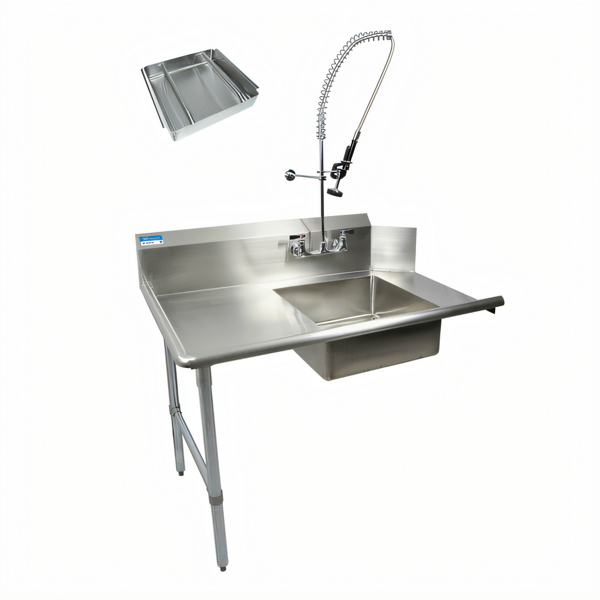 BK Resources BKSDT-26-L-P3-G Compartment Sinks - BKSDT-26-L-P3-G