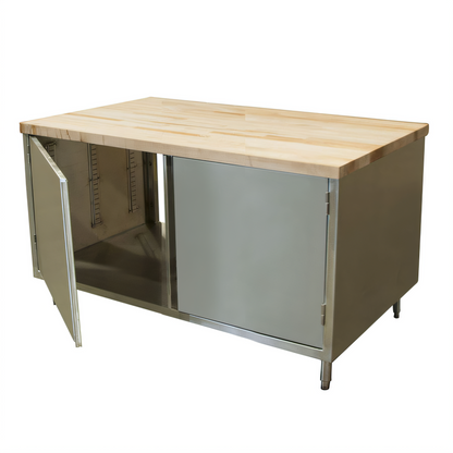 BK Resources CMT-3660H2 Stainless Steel Prep Tables - CMT-3660H2