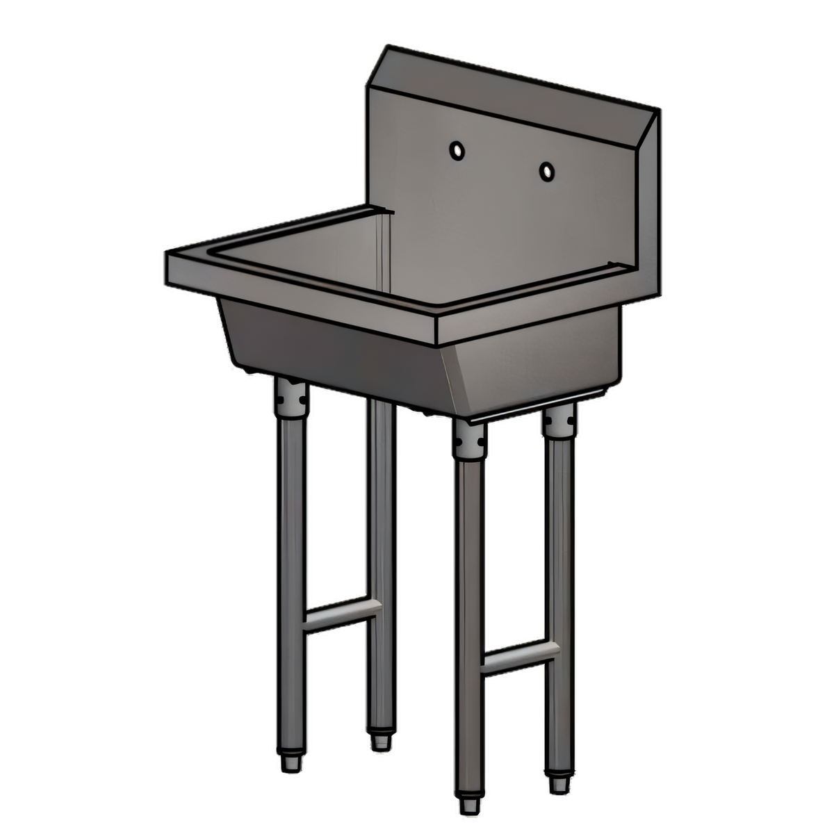 BK Resources MSHS-24F2 Hand Sinks - MSHS-24F2