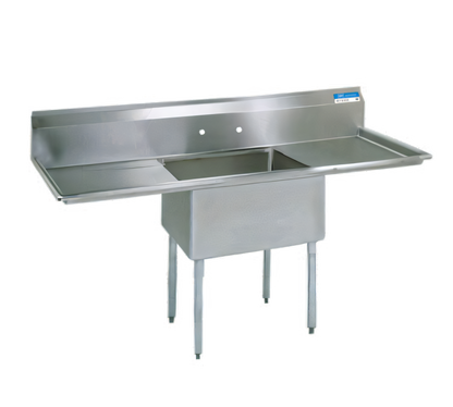 BK Resources BKS-1-1824-14-24T Compartment Sinks - BKS-1-1824-14-24T