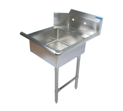 BK Resources BKSDT-36-R-SS Compartment Sinks - BKSDT-36-R-SS