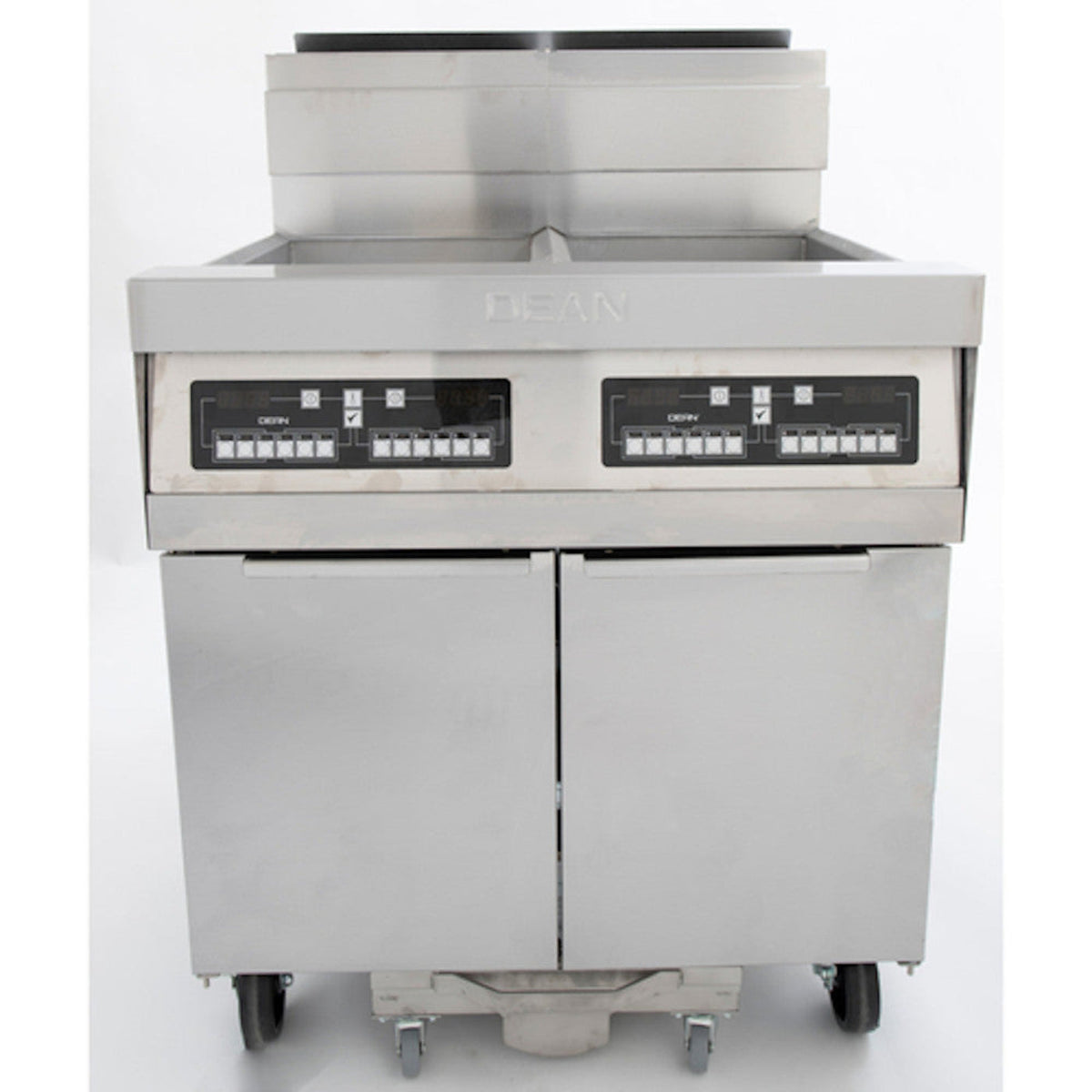 Frymaster Dean SCFSM250G Multiple Battery Gas Fryer with Built-In Filtration - FRYSCFSM250G