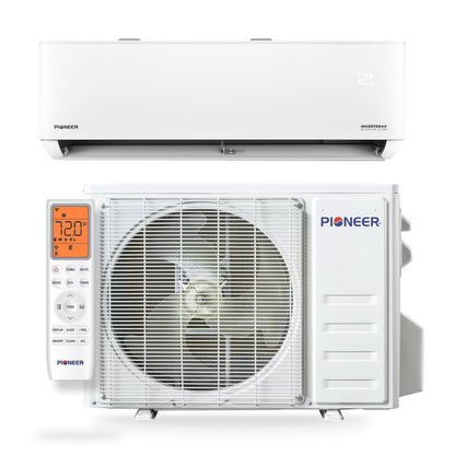 Pioneer Quantum Ultra 18,000 BTU 23 SEER2 230V High-Wall Ductless Energy-Star Mini-Split Air Conditioner Inverter Heat Pump Full Set - WYT018GLSI24RL-10S