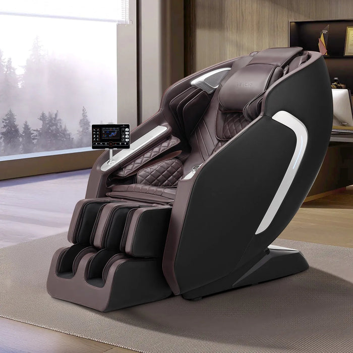 VEVOR 4D Full Body Massage Chair Zero Gravity Recliner - Black