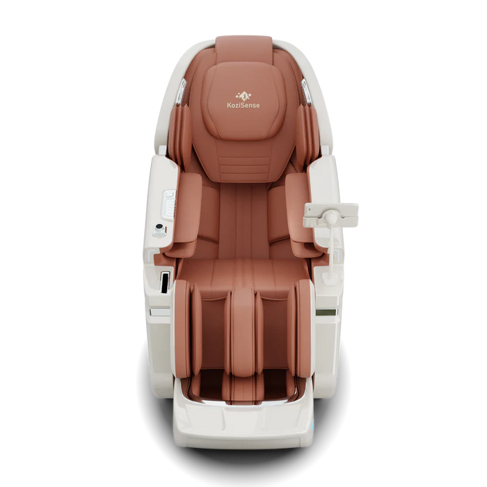 KoziSense KZ-L66 - Dual 4D + 3D Luxury Massage Chair - White