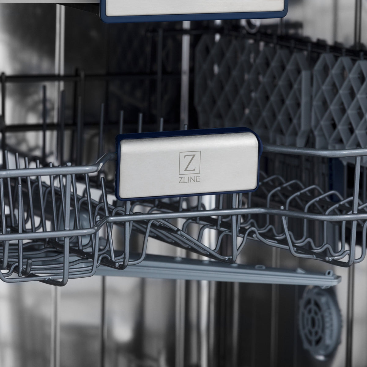 ZLINE 24 in. Top Control Tall Dishwasher is Custom Panel Ready with Champagne Bronze Handle,  - DWV-24-CB